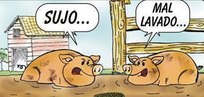 Entre o sujo e o mau lavado