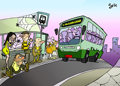 Transporte de má qualidade