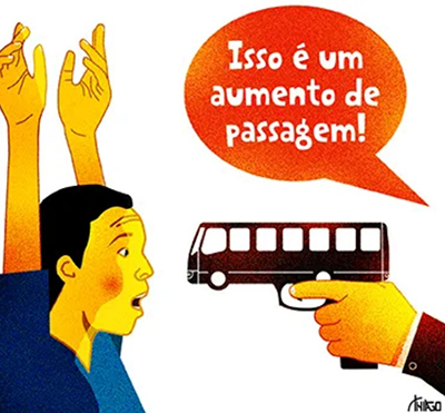 Greve no transporte