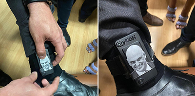 Auxilio tornozeleira