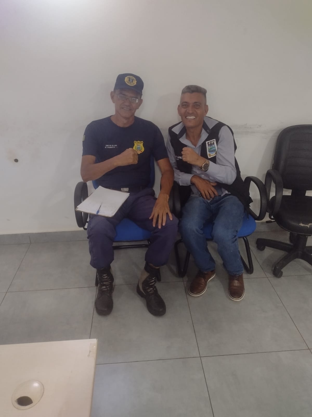 Parabéns Para o Trio! Prefeito Dr. Lucas, Sargento Godoy e o Irmão Roberto.