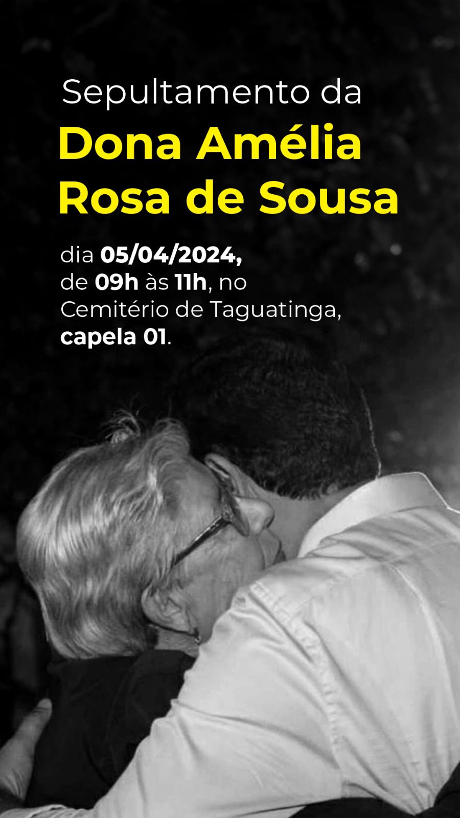 Luto! Hildo do Candango e Família de Luto.